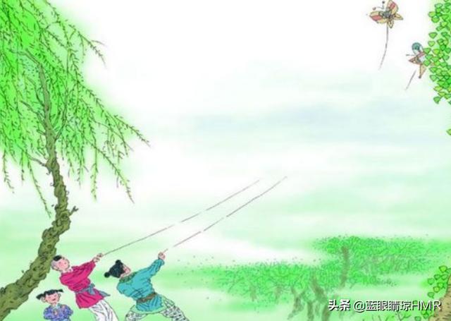 草长莺飞二月天，拂堤杨柳醉春烟。 